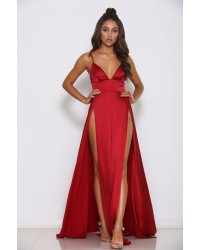 ABYSS BY ABBY NIKKI GOWN RED